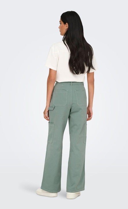 Actual product image JdY Wide leg cut High waist trousers Cargo trousers (XL)