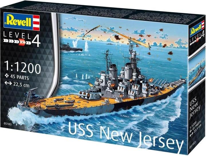 Actual product image Revell Starter Kit Battleship USS New Jersey