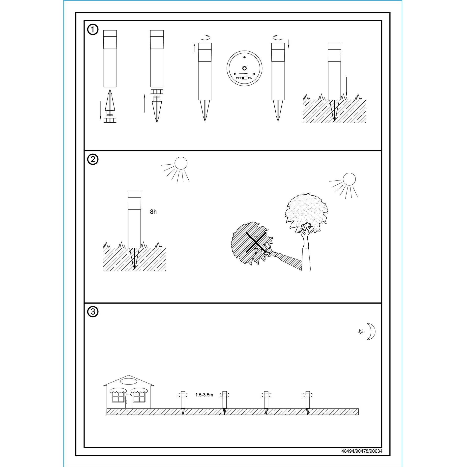 Thumbnail - EGLO, Gartenbeleuchtung, Solar (IP20)
