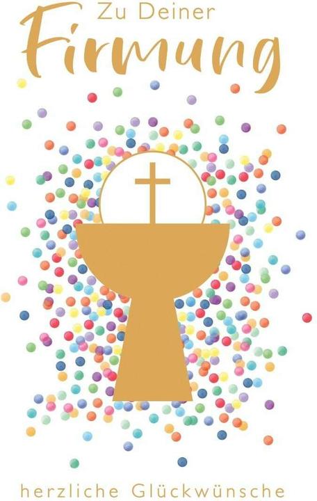 Produktbild ABC Glückwunschkarte Firmung 12.5 x 17.6 cm (1 Stk.)