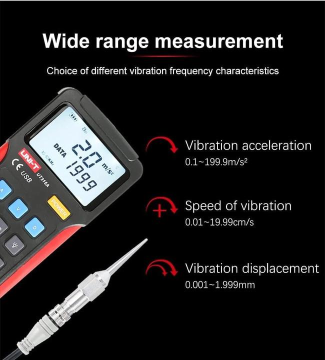 Actual product image Uni-T UT315A Vibration Tester