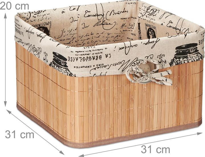 Actual product image Relaxdays storage basket (31 cm, 1x)