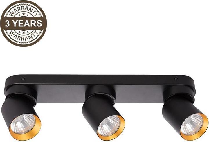 Domoletti CEILING LIGHT TUNIS 3XGU10 ML9937 B/GOLD (39 x 12.50 cm)