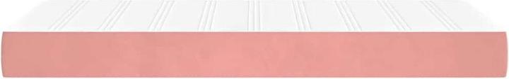 Image du produit vidaXL Taschenfederkernmatratze Rosa Samt (90 x 220 cm, Noyau de printemps)