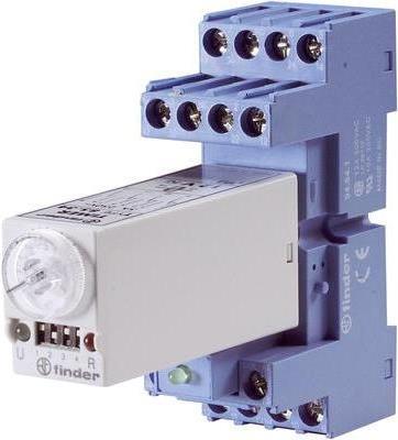 Immagine prodotto Finder Relè a tempo multifunzionale 24 V/DC 24 V/AC 1 pc 85.04.0.024 Intervallo di tempo 0