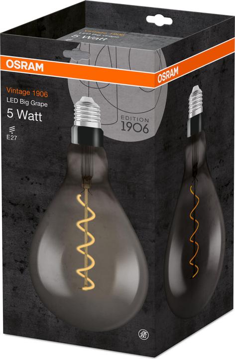 Actual product image Osram Vintage 1906 (E27, 5 W, 110 lm, 1 x, G)