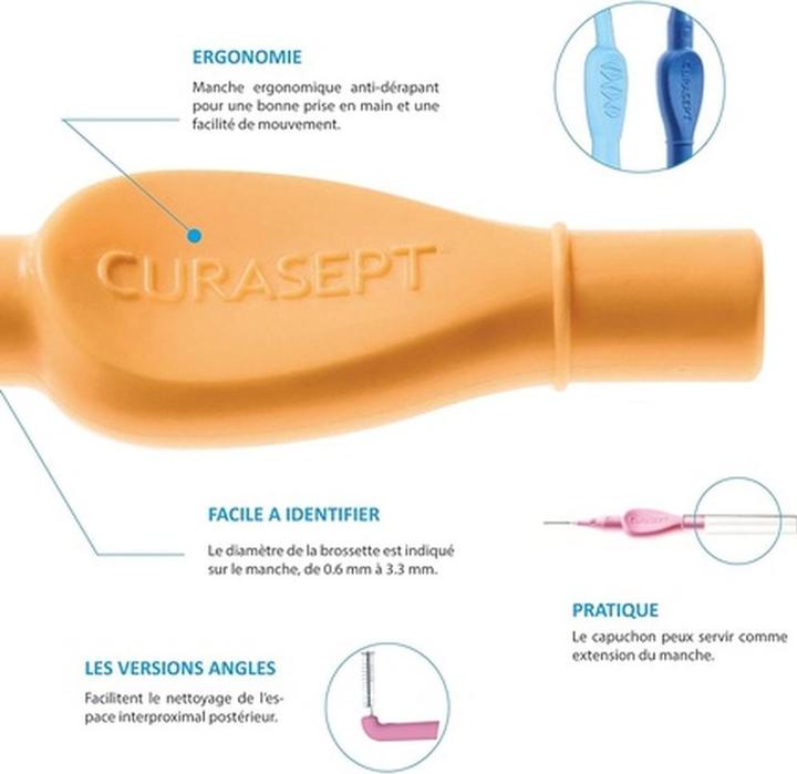 Image du produit Curasept PROXI ANGLE T12 rosso/red (5 x)