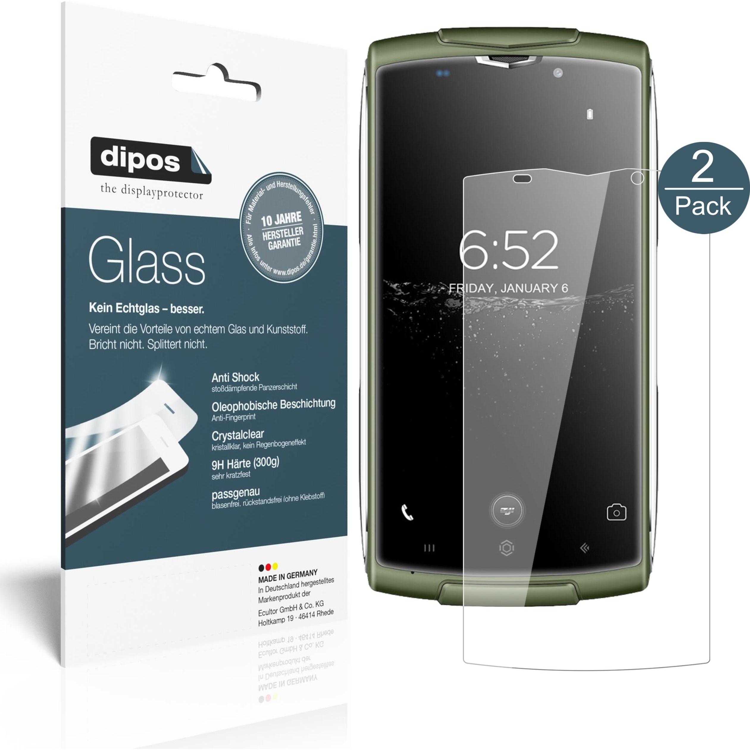 Dipos Displayschutz Anti-Shock (1 Stück, Zoji Z7), Smartphone Schutzfolie, Transparent