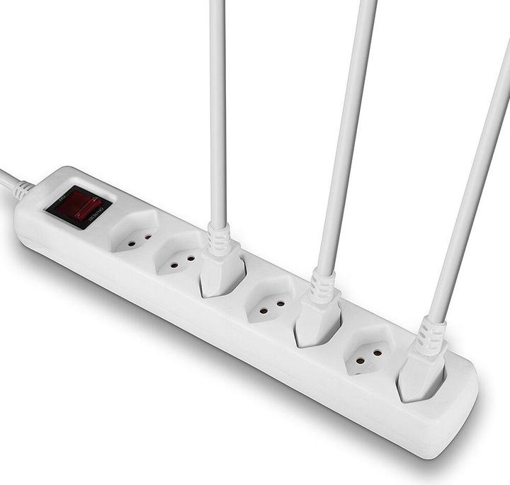 Produktbild Lindy Steckdosenleiste mit Schalter, CH (7x, Typ 13, 1.40 m)