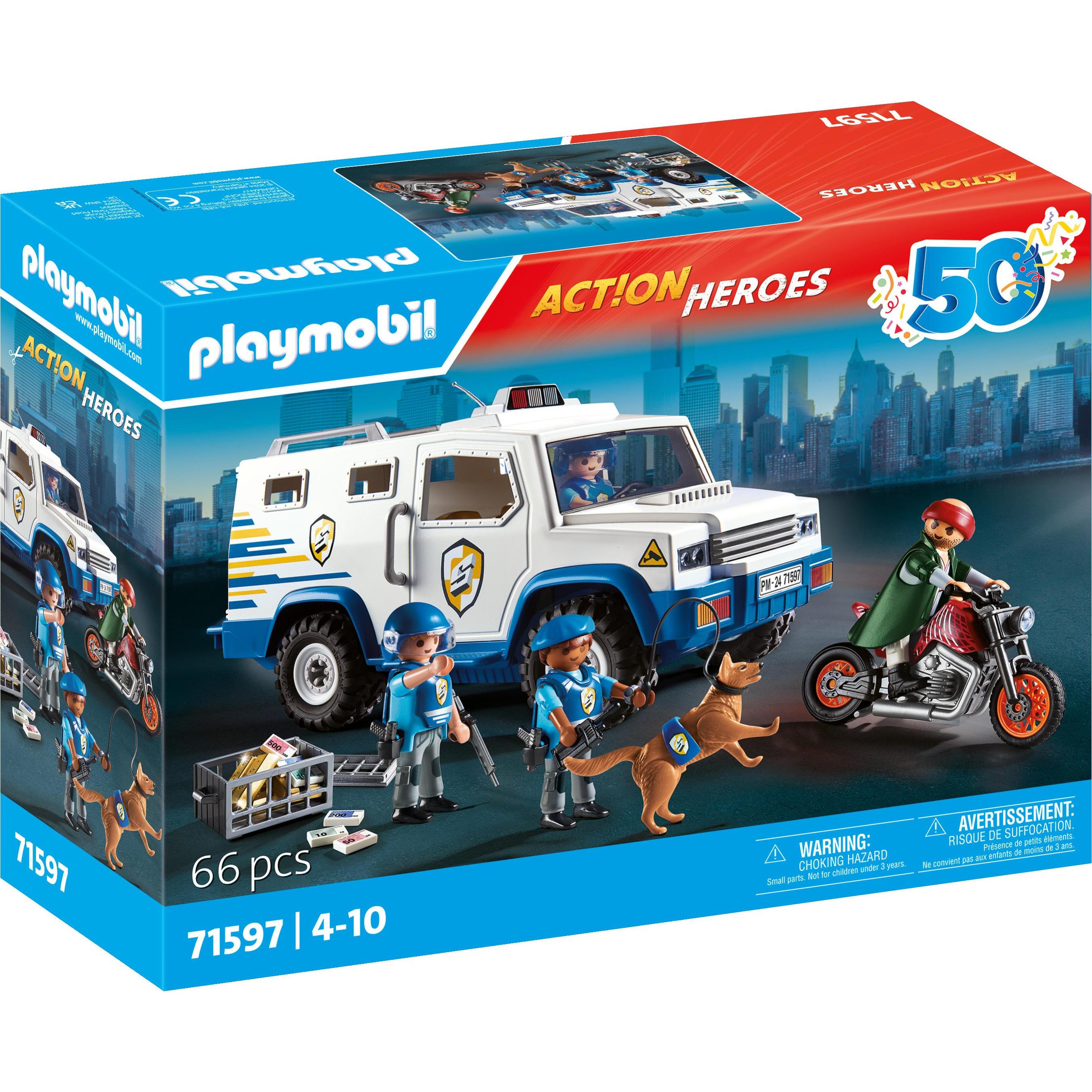 Playmobil Geldtransporter (71597, Playmobil Action Heroes)