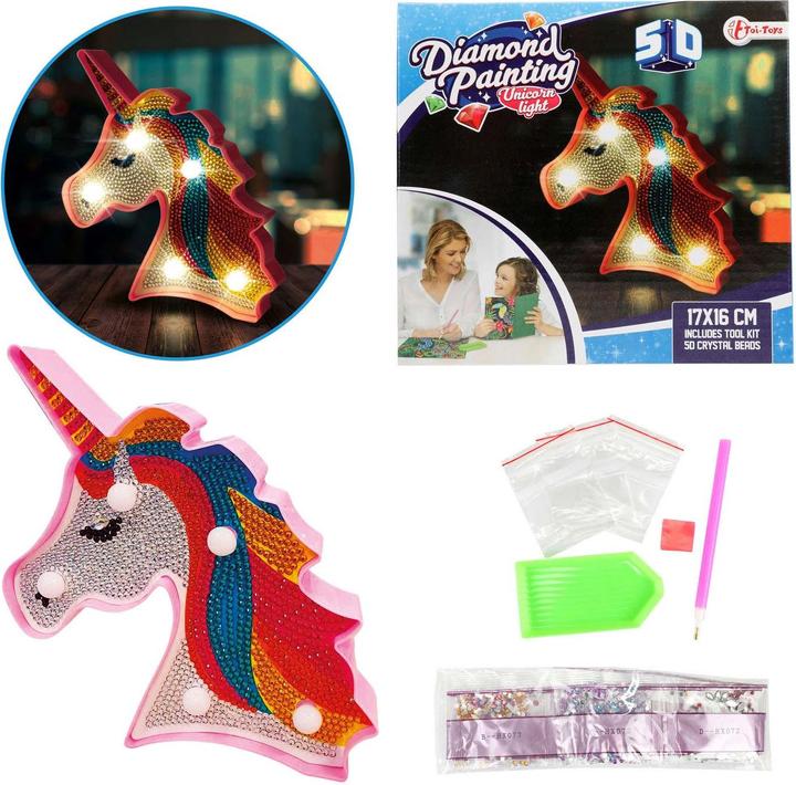 Image du produit Toi-Toys Diamond Painting Lamp Licorne