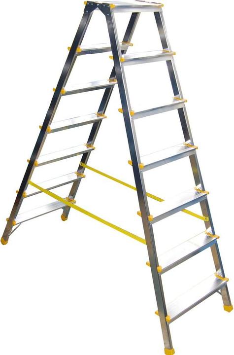 Actual product image Puag Double step ladder 2 x 7 steps (Stepladder, 160 cm)