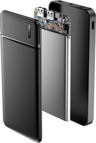 Actual product image Maxlife External battery Power Bank MXPB-01 10000mAh black (10000 mAh, 15 W, 37 Wh)