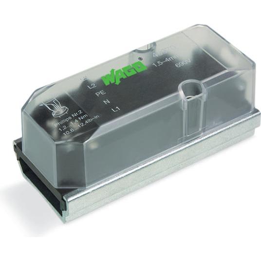 25x Wago Abgriffmodul Rundleitung - Flachleitung, Elektronikkabel + Stecker, Transparent