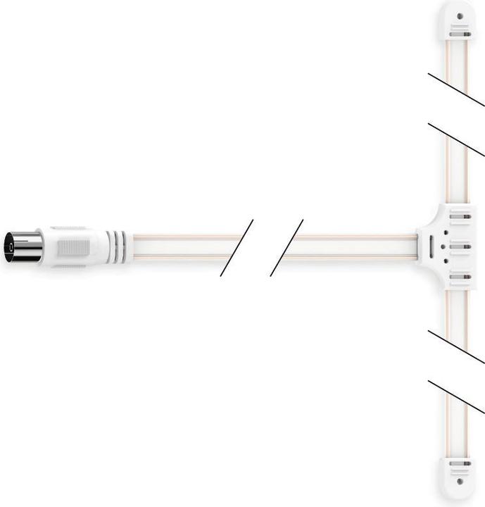 Produktbild Hama Wurfantenne (Dipole) (Flachantenne, UKW / MW / LW)