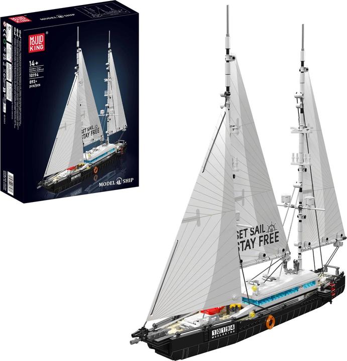 Produktbild Mould King Modernes Zweimast-Segelboot