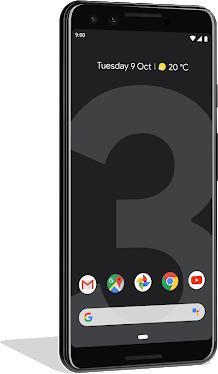 Produktbild Google Pixel 3 (64 GB, Just Black, 5.50", Single SIM, 12.20 Mpx, 4G)