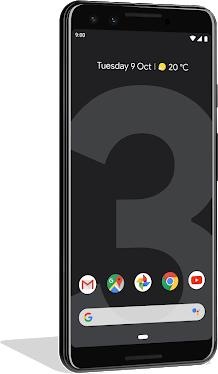 Produktbild Google Pixel 3 (64 GB, Just Black, 5.50", Single SIM, 12.20 Mpx, 4G)