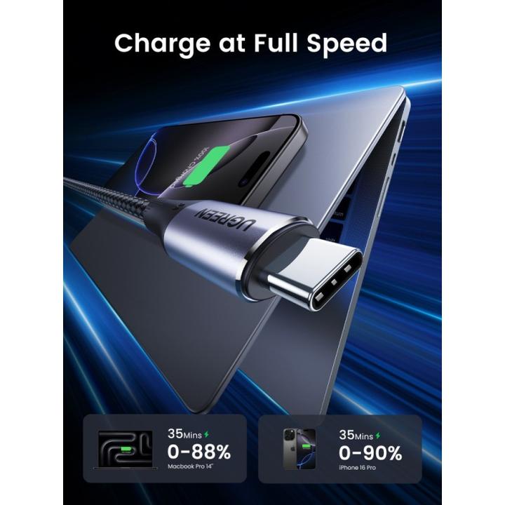 Actual product image Ugreen USB C – USB C (1 m, 100 W)