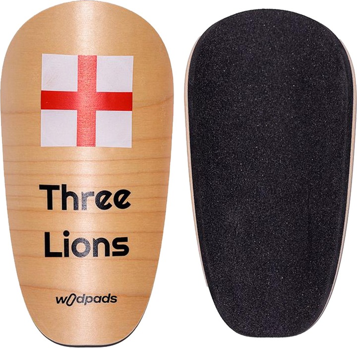 Actual product image Woodpads England shin guards (M)