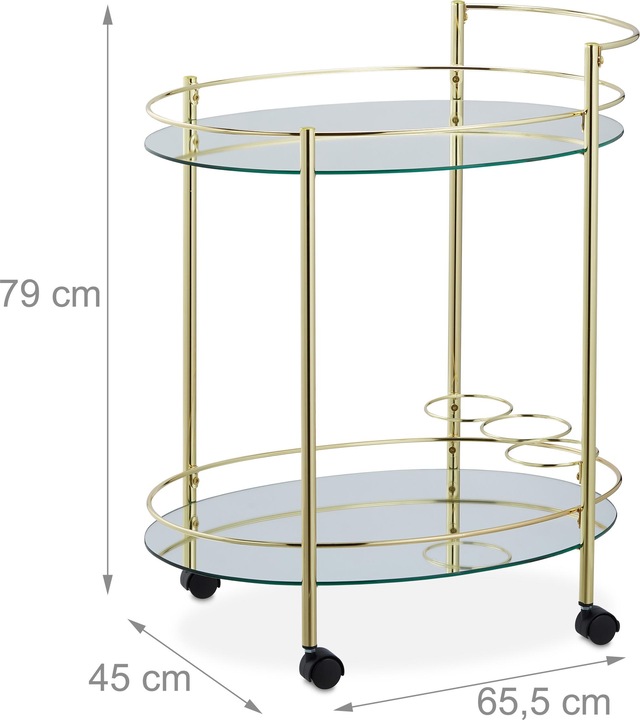 Actual product image Relaxdays Serving trolley