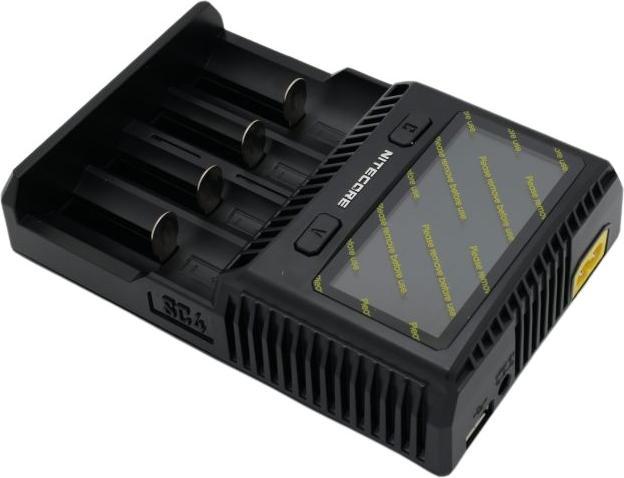 Produktbild Nitecore SC4 - Schnellladegerät (1 Stk., 14500, 16340, 18650, 26650, Ladegerät inkl. Akku)
