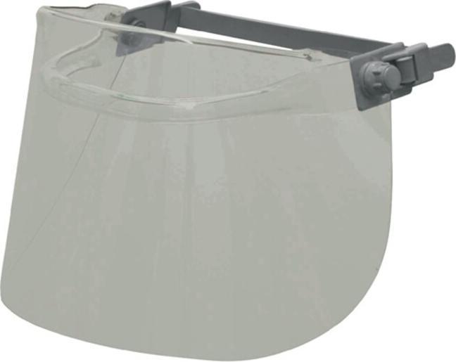 Produktbild Aschua-Uhlen Elektrikerschutzschirm 4 kA PC, klar 460 x 200 x 1,5 mm EN 166, EN 168, EN 169, EN 170
