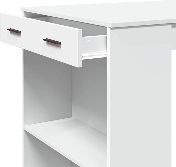 Actual product image vidaXL Bar table Bar table Kitchen table Bistro table Brown oak look