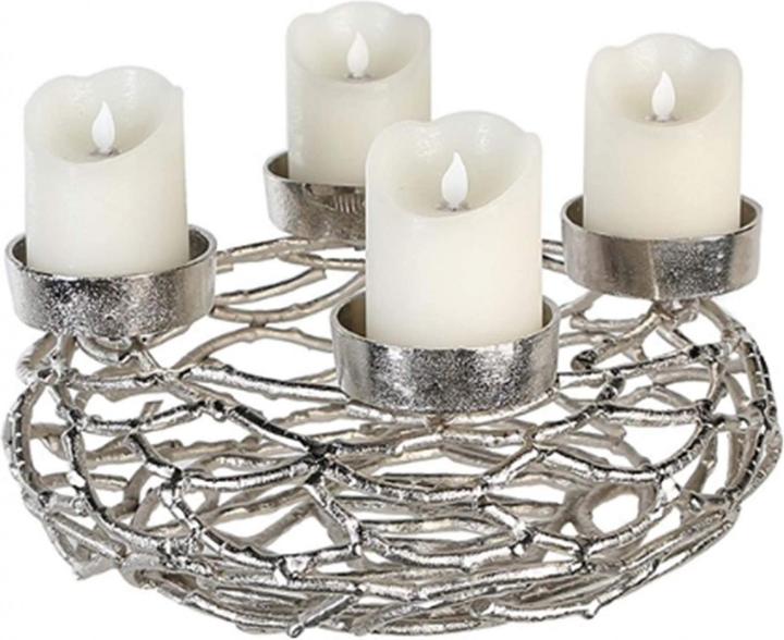 Actual product image Casablanca by Gilde Twigs aluminium chandelier (Ø 37 cm)