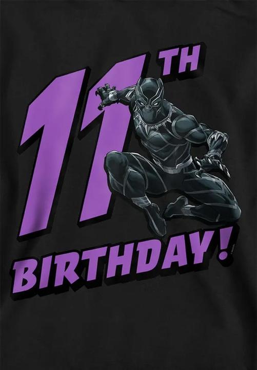 Produktbild Black Kapuzenpullover 11. Geburtstag (128)