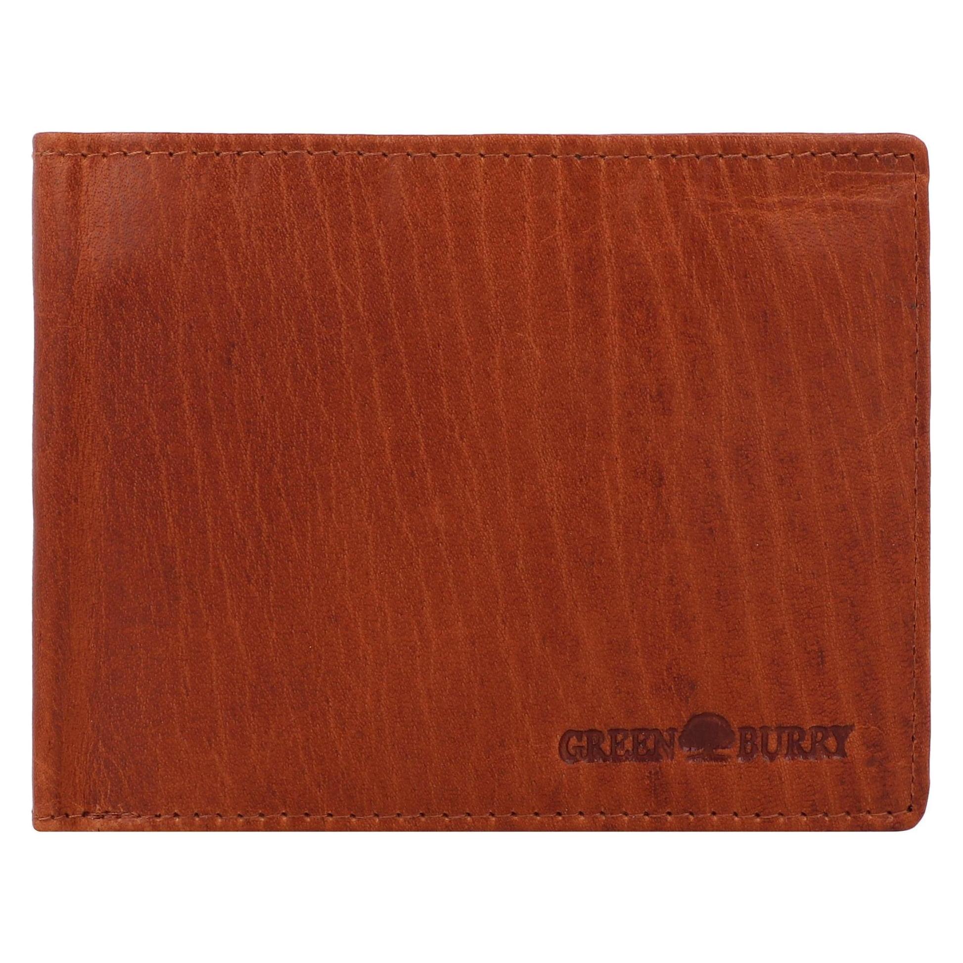 Greenburry, Herren, Portemonnaie, House Of Norway Geldbörse Rfid Schutz Leder 13 Cm, Braun