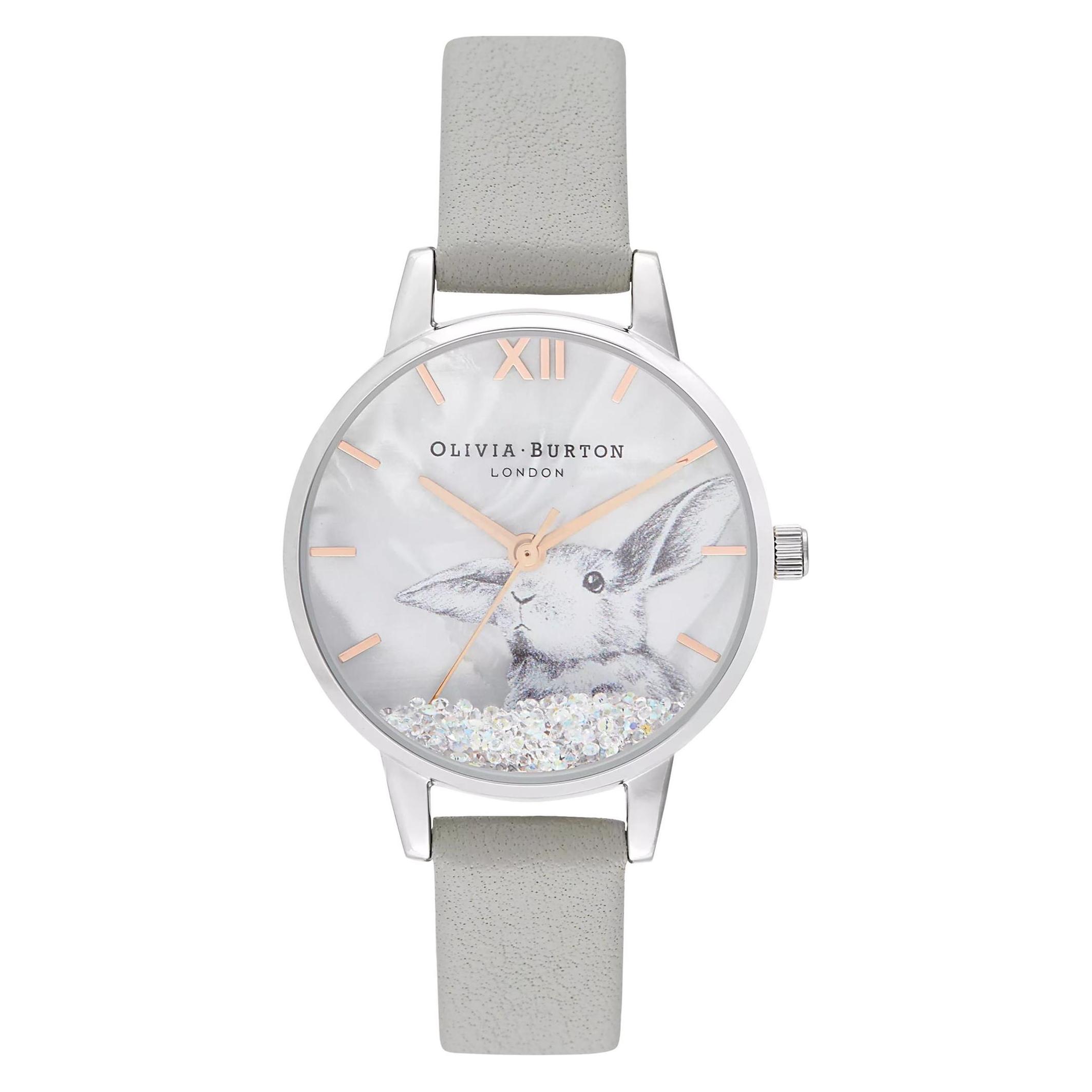 Olivia Burton, Horloge, Polshorloge Met Leren Band, Veelkleurig, (Analoog Horloge, 30 mm)