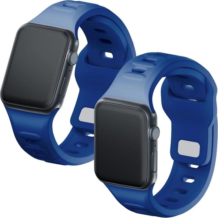 Immagine prodotto 3MK Cinturino in silicone Niebieski/Blue dla Apple Watch 38/40/41mm (Acciaio inossidabile, Silicone)
