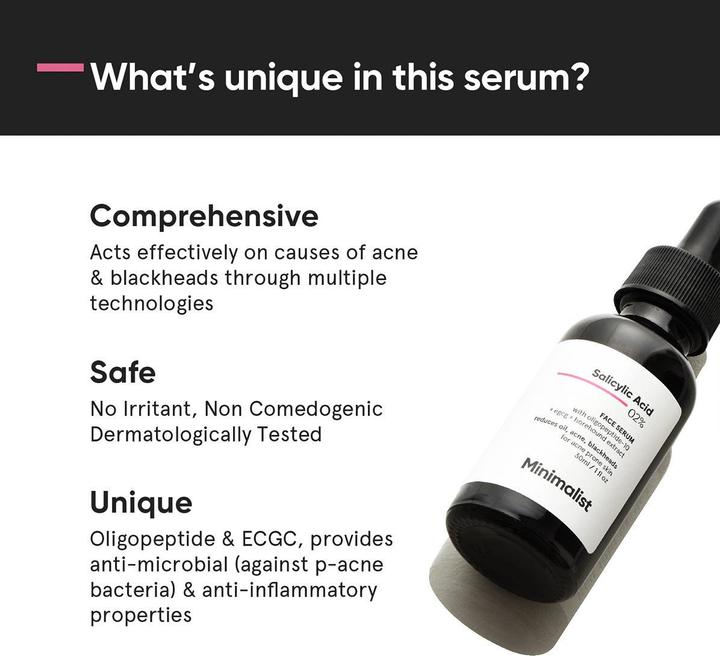 Immagine prodotto Minimalist Siero viso all'acido salicilico 02% (30 ml)