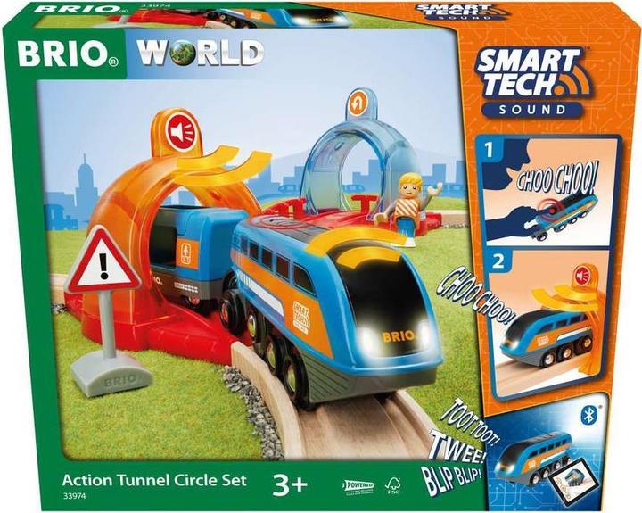 Actual product image Brio Smart Tech Sound Action Tunnel Circle Set
