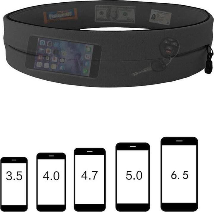 Actual product image JTI Practical, water-repellent running belt with pockets