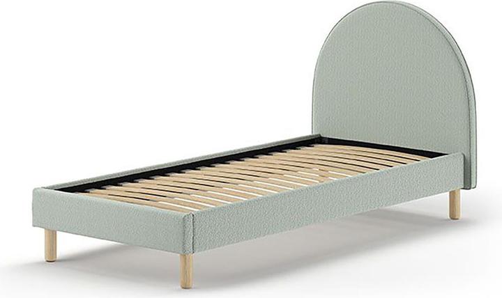 Produktbild Vipack Moon Bett 90X200 Gruen Boucle (90 x 200 cm)