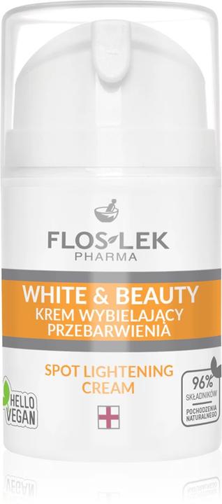 Actual product image FlosLek Pharma White & Beauty Spot Lightening Cream krem wybielający przebarwienia 50ml (50 ml)
