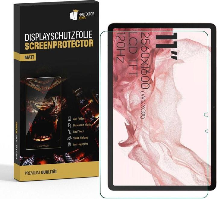 Protectorking 6x Premium Displayschutzfolie Matt Entspiegelt (4 Stück, Galaxy Tab S8)