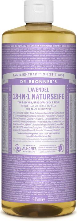 Immagine prodotto Dr. Bronner's 18-IN-1 Lavanda (Sapone liquido, 945 ml)