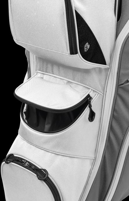 Image du produit Wilson - Sac pour chariot iLock - Gris/Blanc/Noir