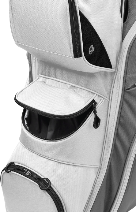 Actual product image Wilson - iLock Cart Bag - Grey/White/Black