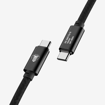 Image du produit Cobra CobraTether USB-C Cable 20Gbit 0,3m Black (0.30 m, USB 3.2 Gen 2, 100 W)