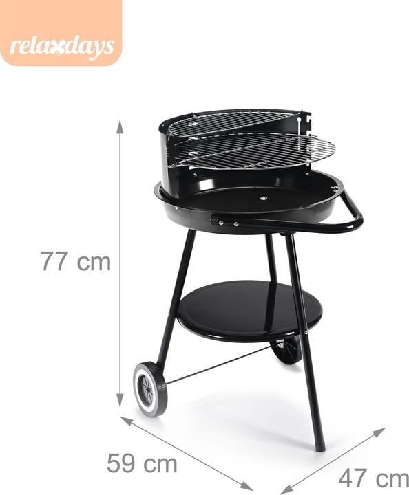 Actual product image Relaxdays Charcoal grill