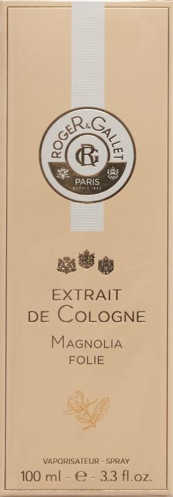 Actual product image Roger & Gallet Magnolia Folie by Extrait De Cologne Spray 100 ml (Eau de cologne, 100 ml)