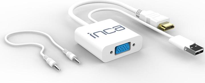 Inca Adapter IVTH-01 VGA to HDMI (+USB and audio cable) (HDMI, USB, VGA)