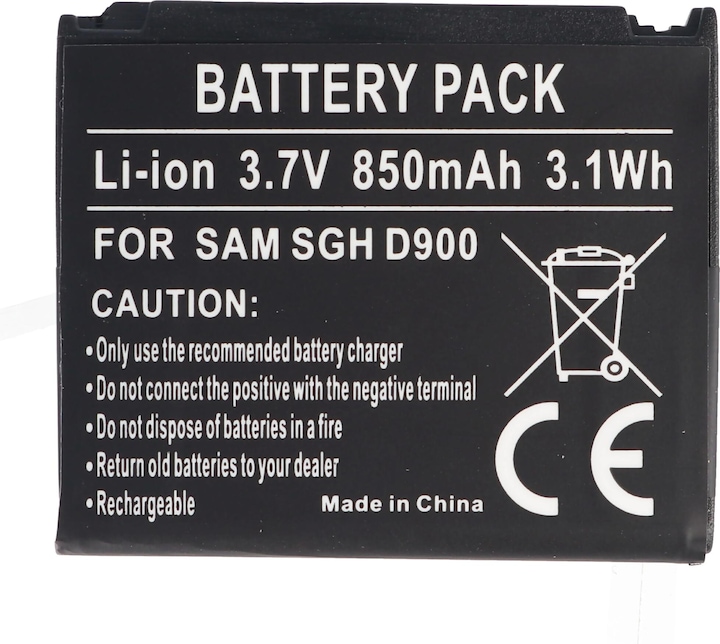 Image du produit Samsung Batterie SGH-D900, -E780, -E788, AB50344CECSTD