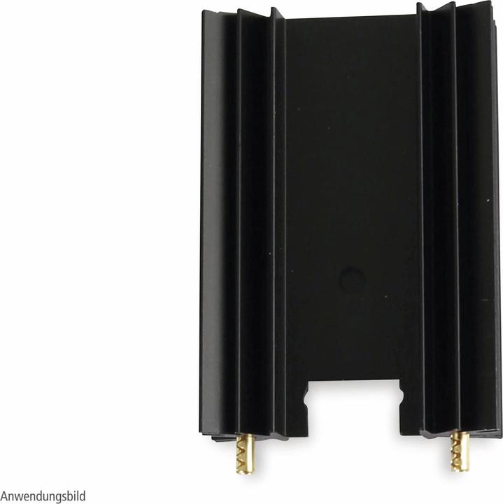Produktbild Fischer Elektronik Kühlkörper, SK 104 50,8 STC, Leiterkartenkühlkörper, schwarz, Aluminium