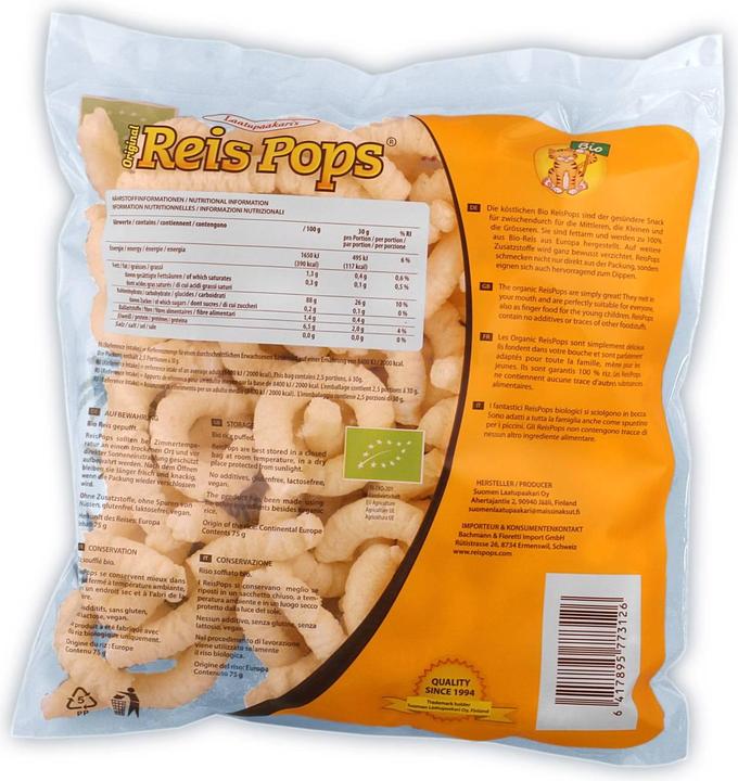 Image du produit Laatupaakari`s Rice Pops (75 g, 1 pcs)