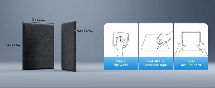 Produktbild Soundsbay Akustikplatten Set (18 Stk.)